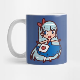 Cute Blue-haired Girl Mug